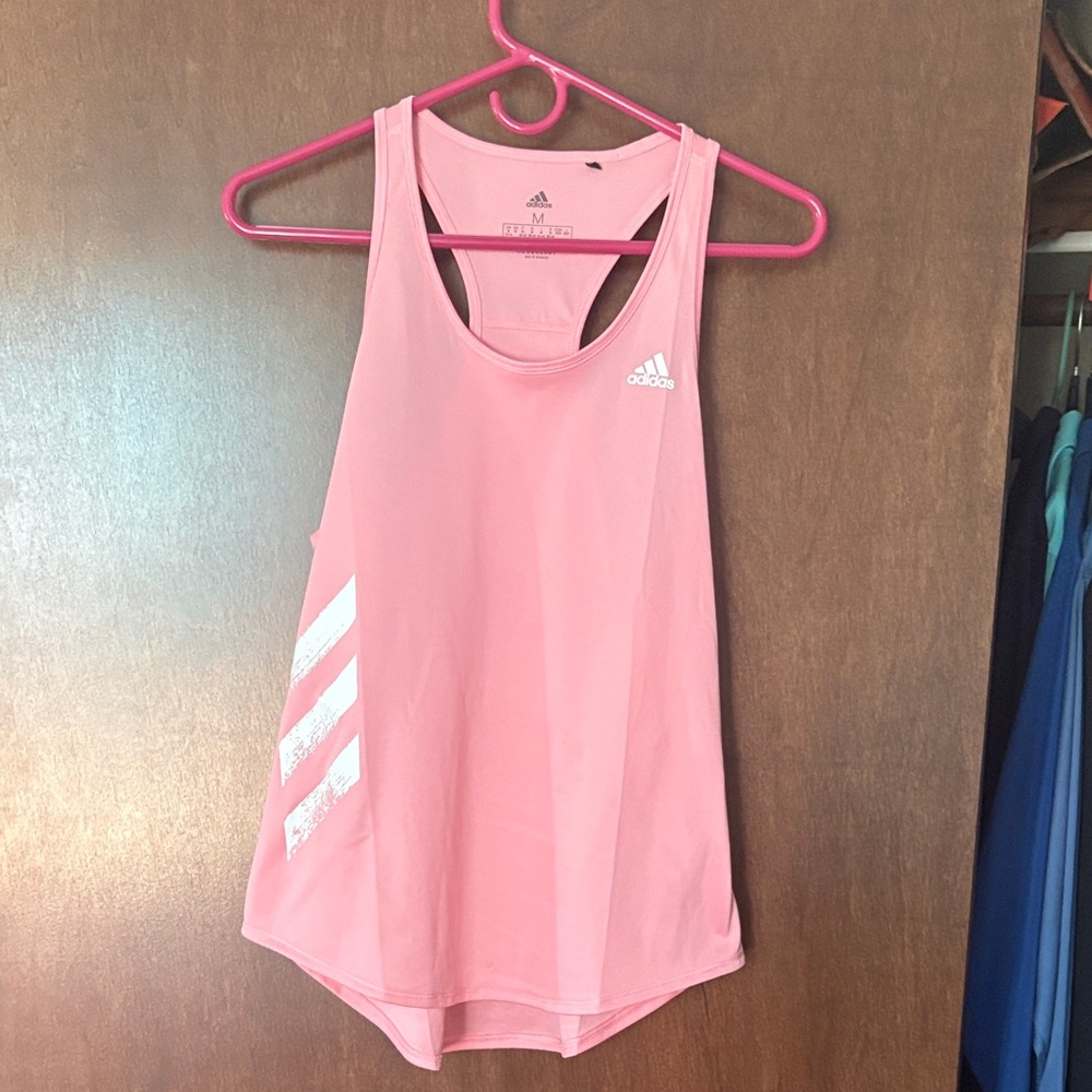 Adidas Women's Light Pink Tank Top
